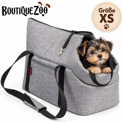 Produktbild von Hundetasche Tragetasche Transporttasche für Hunde Katzen Transportbox Tasche Neu Grau XS