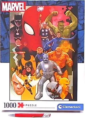 Zdjęcie produktu dla Clementoni Marvel 80, 1000 szt., Telewizja/filmy, 10 lat(a)