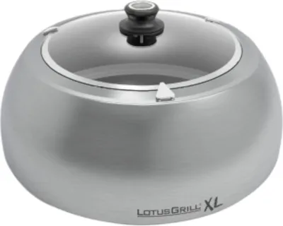Obrázek produktu pro Poklice na gril LotusGrill s proskleným víkem, nerezová ocel, model DK-SG-435 XL