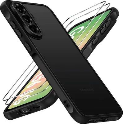 Produktbild von Hüllle + 2X Schutzglas für Samsung Galaxy A56 5G Panzerfolie Display Case Full 9H