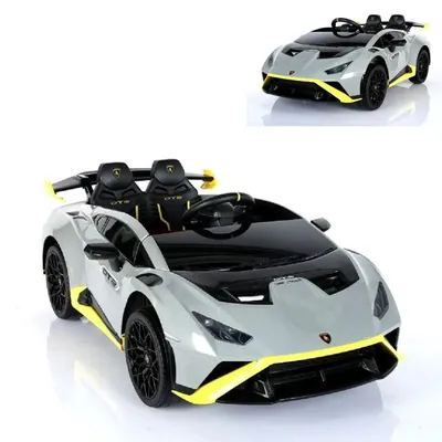 Obrázok produktu pre ES-Toys Detské elektrické auto Lamborghini Huracan STO Drift Diaľkové ovládanie MP3 USB šedé