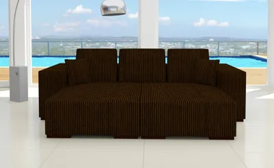 Produktbild von Elegantes 3-Sitzer Sofa "Monte Carlo in Cord"