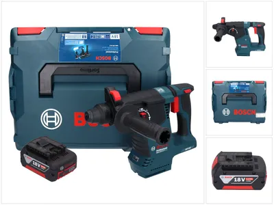 Immagine prodotto di Bosch GBH 18V-24 C Martello rotativo professionale a batteria 18 V 2,4 J Brushless SDS plus + 1x batteria ricaricabile 5,0 Ah + L-BOXX - senza caricabatterie