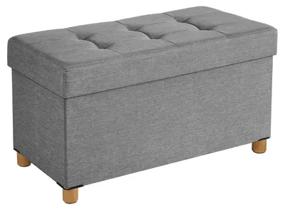 Produktbild von SONGMICS Sitzhocker mit Stauraum, 38 x 76 x 40 cm, bis 300 kg belastbar