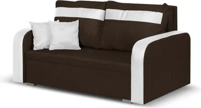 Produktbild von 2-Sitzer-Sofa mit Schlaffunktion CONDI - Braun/Weiß