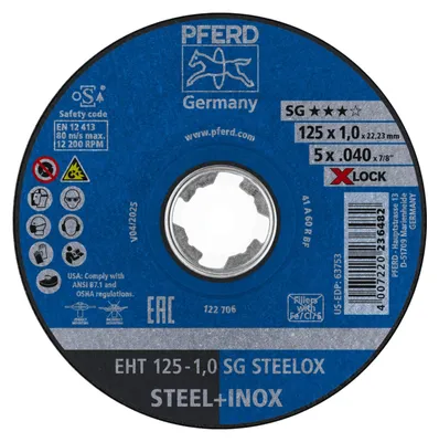 Productafbeelding van PFERD 61341113, 12,5 cm, 1 mm, 12200 omwentelingen per minuut, 25 stuks