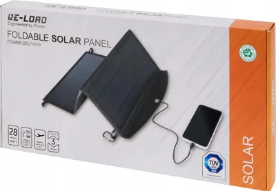 Zdjęcie produktu dla Ładowarka Solarna Składana Re-Load 28W 4600 Mah Usb-A Usb-C Panel Słoneczny
