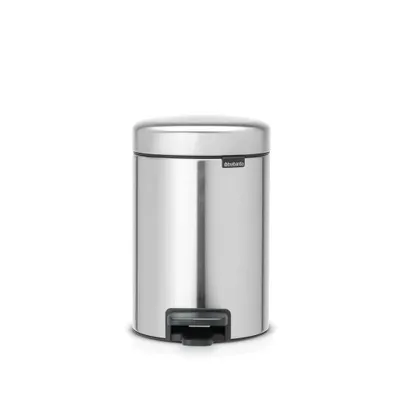 Image de Brabantia Pedal Bin newIcon Rund Gebürsteter Stahl (11 21 64)