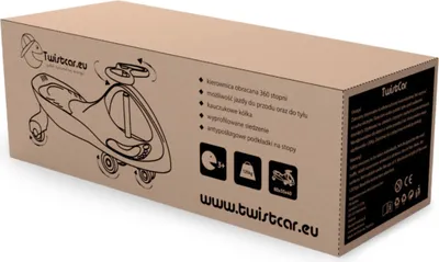 Immagine prodotto di Veicolo per bambini TwistCar interno ed esterno, ruote in gomma, rosa, fino a 120 kg