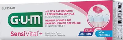 Produktbild von GUM SensiVital+ Zahnpasta, 75 ml Zahncreme