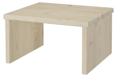 Produktbild von Metallfreier Nachttisch niedrig aus Fichte massiv 90.20-K6