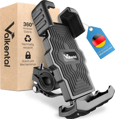 Obrázok produktu pre Valkental® PhoneFix - Držiak mobilného telefónu na bicykel s klik systémom a silikónovou podložkou