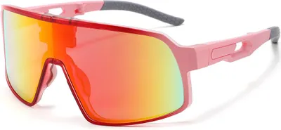 Produktbild von INF Faltbare Sport-Sonnenbrille mit Etui - Rosa Rahmen