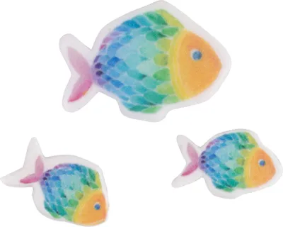 Produktbild von Wachsmotiv "Regenbogen Fische"