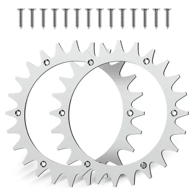 Produktbild von 2 Stück stahl spikes für Worx Landroid S/M, Roboter-Rasenmäher Radgröße 210 mm 14x Edelstahlschrauben Spikes
