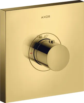 Produktbild von Thermostat AXOR SHOWERSOLUTIONS SQUARE Highflow, Unterputz polished gold optic polished gold optic