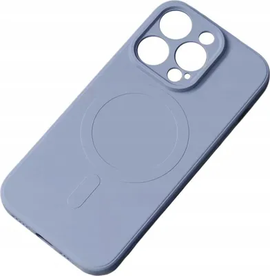 Produktbild von Silikonhülle mit Magsafe für Iphone 15 Pro Grau