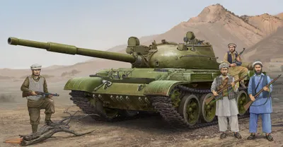 Obrázok produktu pre Trumpeter 1:35 1551 Ruský T-62 Mod.1975 (Mod.1962+KTD2)