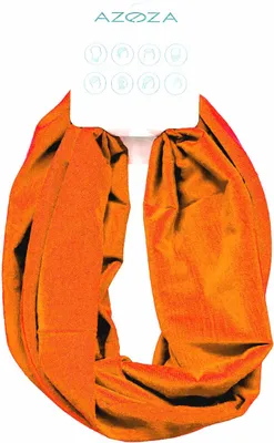 Produktbild von Multifunktionstuch Herren Damen Halstuch Schlauchtuch Outdoor Motorrad Fahrrad Schlauchschal Schlauch Tuch Schal Orange