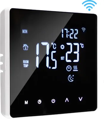 Produktbild von Tuya WiFi Smart Thermostat fußbodenheizung Warmwasserbereitung Raumthermostate Temperaturregler, App-Steuerung für Home Office School Hotel 3A - Weiß