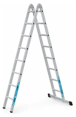 Produktbild von Zarges Mehrzweck-Klappleiter Combimaster X 2-teilig 2x8 Sprossen