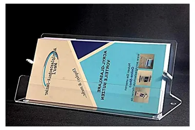 Produktbild von Flyerständer für DIN LANG und 1/3A4 im Querformat,Prospektständer Flyer Prospekt