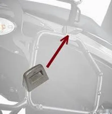 Produktbild von KAPPA Monokey Motorrad Kofferhalterung aus Kunststoff - Schwarzes Design