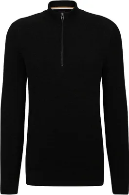 Produktbild von Boss - Sweatshirt für Herren, mit kurzem Reißverschluss GT9268 (XL) (Schwarz)