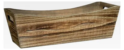 Produktbild von GARDENGOODZ Holz Blumenkasten mit Griff Braun