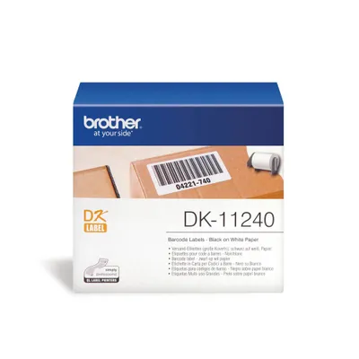 Obrázok produktu pre Brother DK-11240, Biela, DK, 128 x 115 x 112 mm, 37 g, 102 x 51mm, 52 g