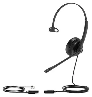Produktbild von Yealink YHS34, Kabelgebunden, Büro/Callcenter, 20 - 20000 Hz, Kopfhörer, Schwarz