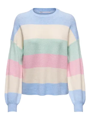 Produktbild von Only Damen Pullover, ONLATIA L/S STRIPE PULLOVER KNT NOOS