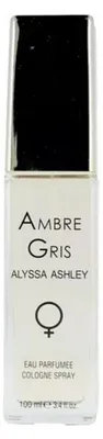 Produktbild von Alyssa Ashley Ambre Gris 100 ml, Frauen, 100 ml, Zitrone, Rosa Pfefferkorn, Jasmin, Rose, Bernstein, Zedernholz, Labdanum