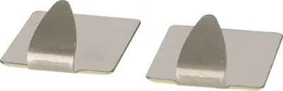 Produktbild von KOTARBAU® Satz 2 Stk. Klebehaken Quadratisch aus Edelstahl