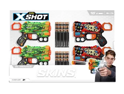 Immagine prodotto di Pistole X-Shot Dart Skins Menace 4