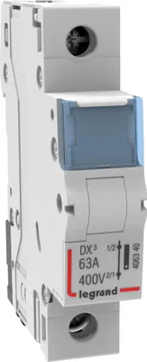 Produktbild von Legrand DX3 Neutralleiterdurchführung 63A, 230/400V AC, Verteilereinbau, 1 Modulbreite, 1 Stk.