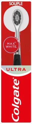 Imagen del producto de COLGATE - Cepillo de dientes manual Max White Ultra – con cerdas enriquecidas con carbón activado