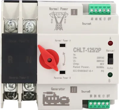 Produktbild von Automatischer Doppelstrom-Umschalter, flammhemmend, für Einkaufszentren, AC 230 V, 100 A