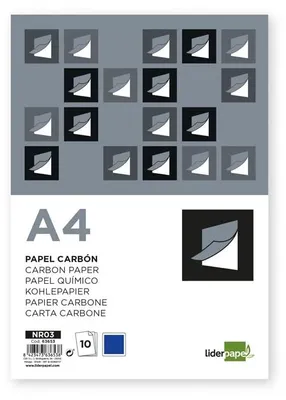Kohlepapier blau DIN A4, 10 Blatt