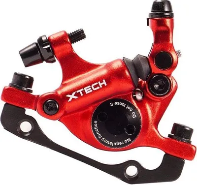Obrázek produktu pro Hydraulická kotoučová brzda pro horská kola, červená, hliník