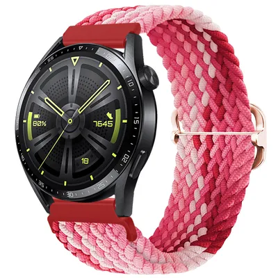 Obrázok produktu pre BStrap Elastic Nylon remienok na Garmin Venu 2, strawberry