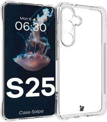 Produktbild von Bizon Case Salpa flexible Hülle für Galaxy S25, transparent
