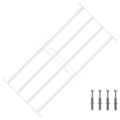 Obrázok produktu pre Bezpečnostné mreže na okná so 4 priečnymi tyčami 63-114 cm