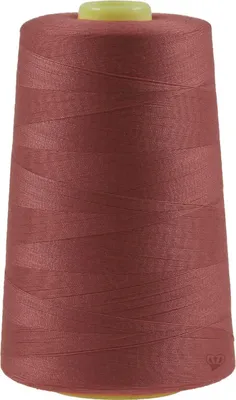 4572m Overlockgarn Nähgarn Polyester Overlock Garn, kupferrosa