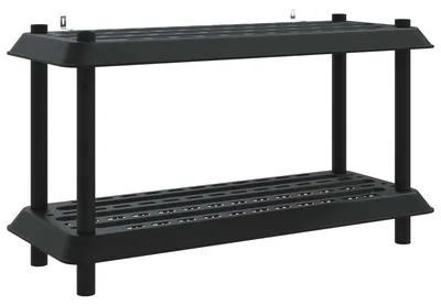 Produktbild von vidaXL Regaleinheit 2 Ebenen 100 x 40 x 55,5 cm PP Anthrazit