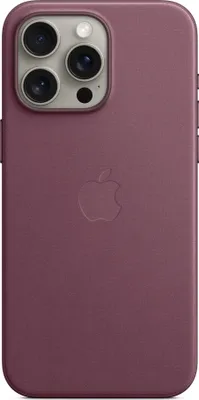 Produktbild von Apple iPhone 15 Pro Max Hülle - Recycelte Mikrofaser - Hard Case, Backcover - Rot