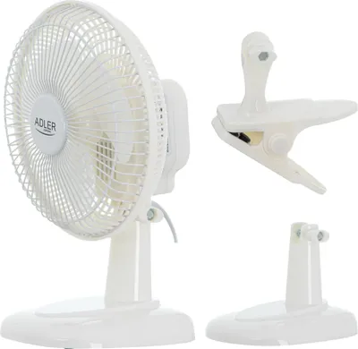 Zdjęcie produktu dla Wentylator Adler AD 7317 15 cm z klipsem + podstawa