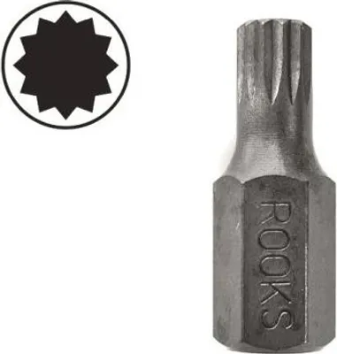 Zdjęcie produktu dla Bit 10 Mm (3/8 ) Spline M5 X 30 Mm, 20 Szt, 73Mov5-2 (S2), Kpl