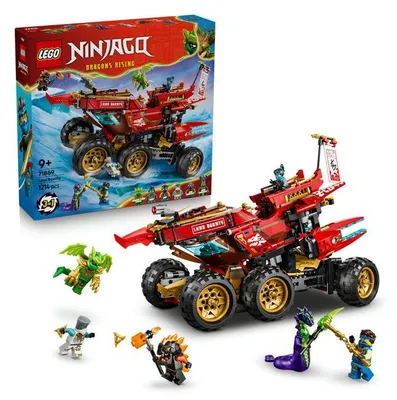 Immagine prodotto di LEGO NINJAGO 71869 Il Cacciatore di Taglie - Giocattolo Ninja 3 in 1 per bambini e bambine dai 9 anni in su