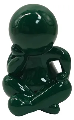 Produktbild von Present Time - Ornament Amigo Sitting Large - Grün - 24x21x34.8cm